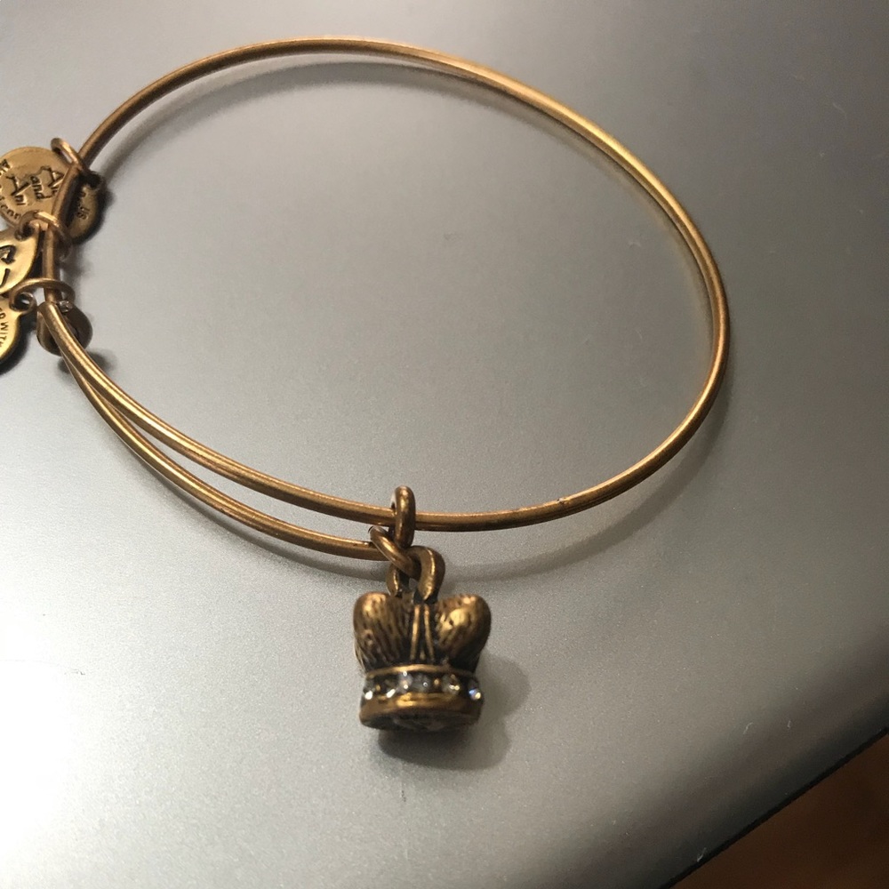 Alex and Ani King’s Crown gold bracelet